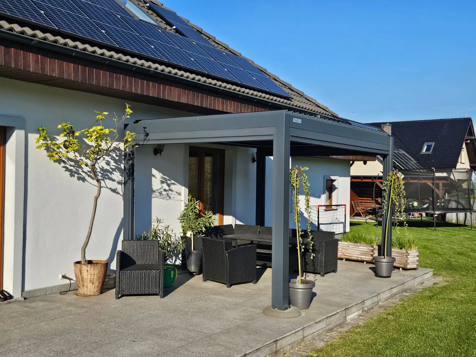 Pergola Tarasowa otwarte lamele Osielsko